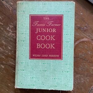 The Fannie Farmer Junior Cookbook 1942 First Edition Wilma Lord Perkins